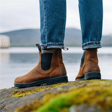 BLUNDSTONE UNISEX CHELSEA ANKLE BOOT - BROWN
